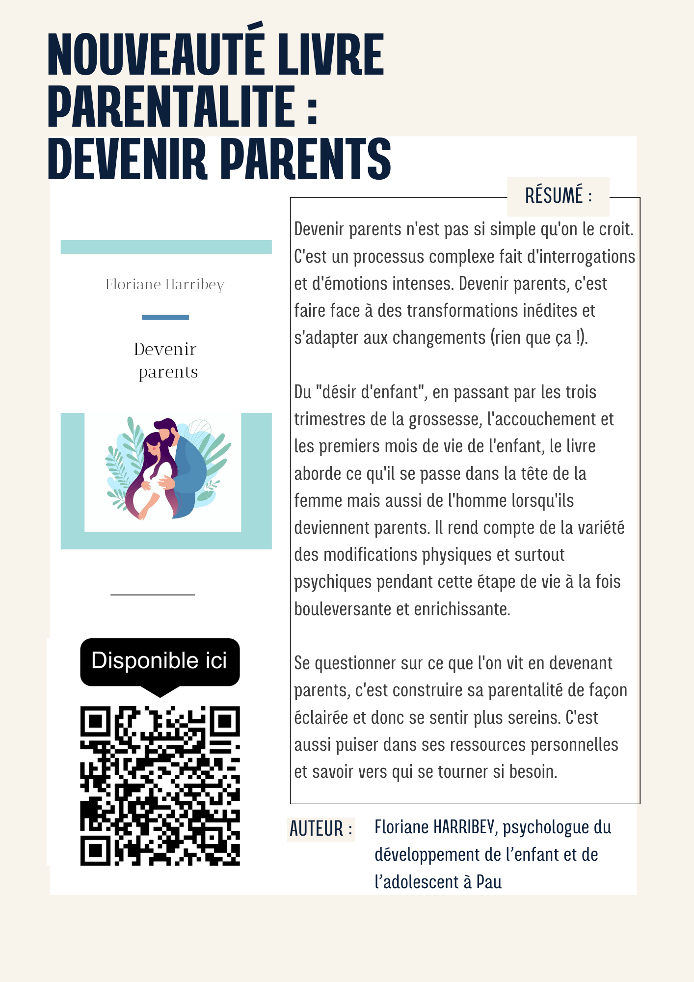 Livre "Devenir Parents"
